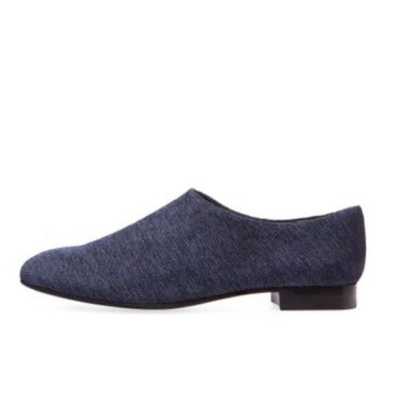 OPENING CEREMONY Charly Denim Flat Slip-on Loafer Shoes Blue 41 - Picture 12 of 15